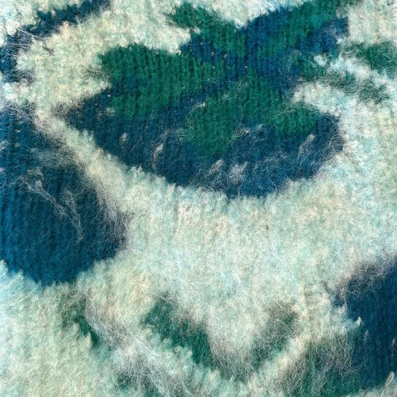 Free People Lily Pullover Sweater in Mosaic Sky Combo Size S NWT - Picture 11 of 13